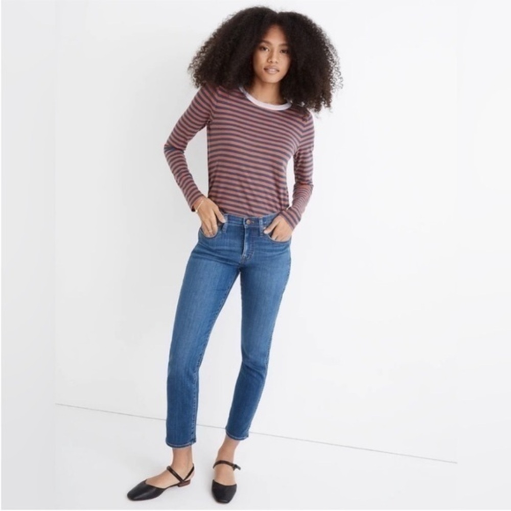 Madewell Mid-Rise Stovepipe Jeans Size 25